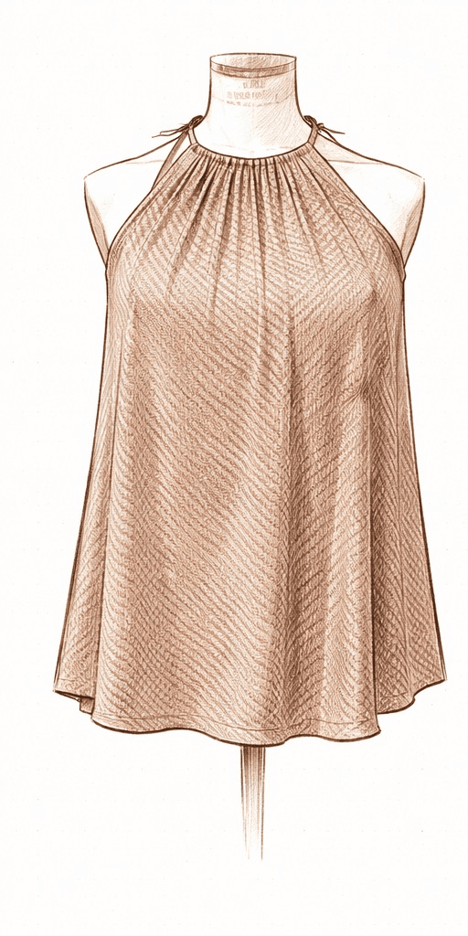 Halter Drape